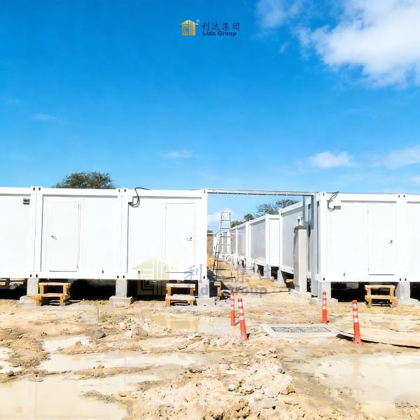 Rapid Expandable Container House Construction 5.8M Modern Prefab Container Homes