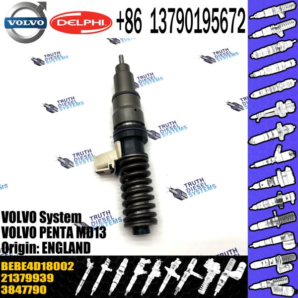 Injetor de combustível diesel de alta qualidade 3801369 3847790 BEBE4D18002 para VOL PENTA MD13