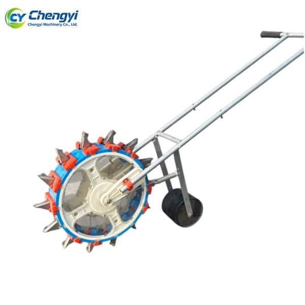 Hand Push Seeder for Uniform Sowing with Labor-Saving Design and Durable Material