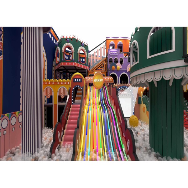Custom Family Entertainment Center All In One Private Indoor Soft Play System for Villa