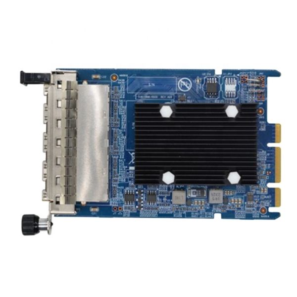 Carte réseau HZ1N500T4OCP avec 4 ports RJ45, vitesse 1GbE et conforme RoHS2.0 pour applications serveur