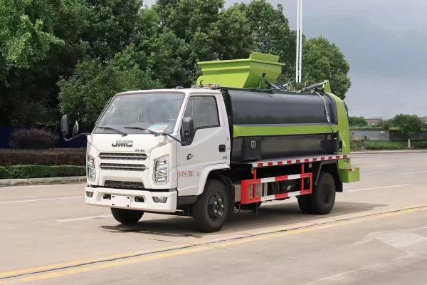 Manual Transmission Sanitation Cleaning Truck Medium Garbage Trucks Large Scale