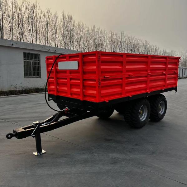 Heavy-Duty 3T Farm Trailer with Hydraulic Lift 3800mm