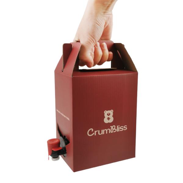 1L-10L Bolsa de embalaje de bebidas asépticas en la caja Sello térmico Bolsa de aluminio de vino y jugo con grifo Vitop para agua mineral