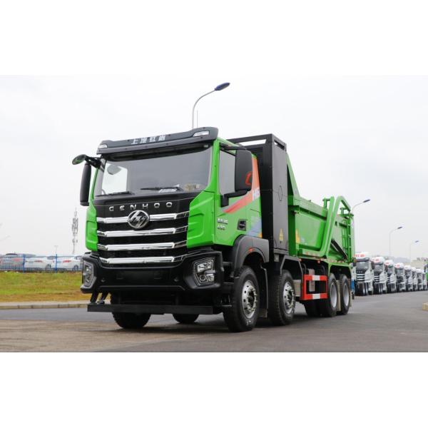 2023 SAIC Hongyan H6 Camión eléctrico con tirador EV Transporte minero Camión pesado Cámara trasera de 360 ° Tipo de conducción 8X4 chino