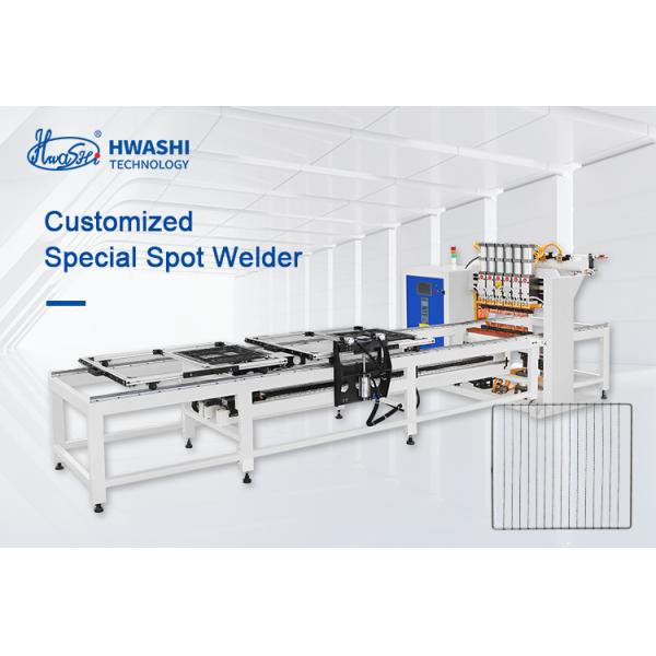 Hwashi máquina de soldadura automática de malla de alambre para filtro de bolsas de jaula de rebarro malla de alambre de acero