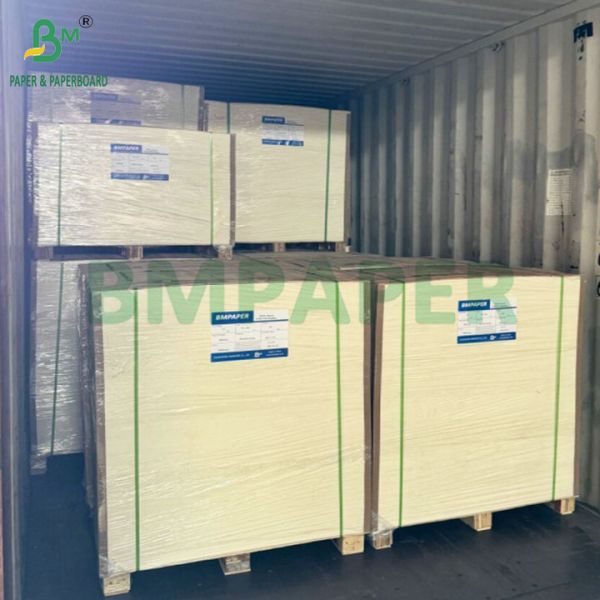 Printable0.6mm 0.9mm PE Coated Paperboard For Pulpboard Liner