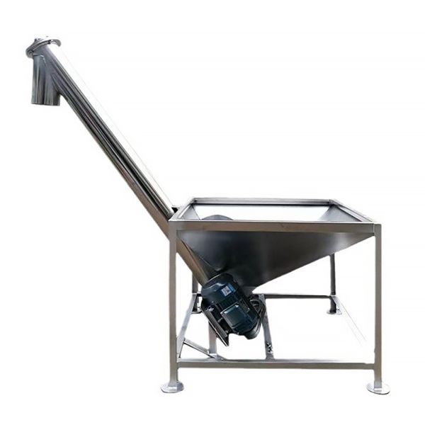 Alimentador de torsión de tornillo de acero inoxidable personalizado con inclinación de 0-45 grados para una operación libre de polvo y eficiente de ahorro de energía