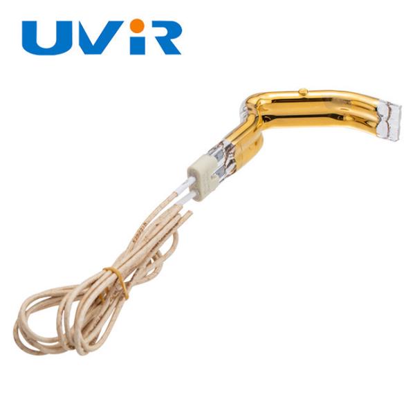 Lampe à chauffage infrarouge à filament de tungstène tube de quartz de type L