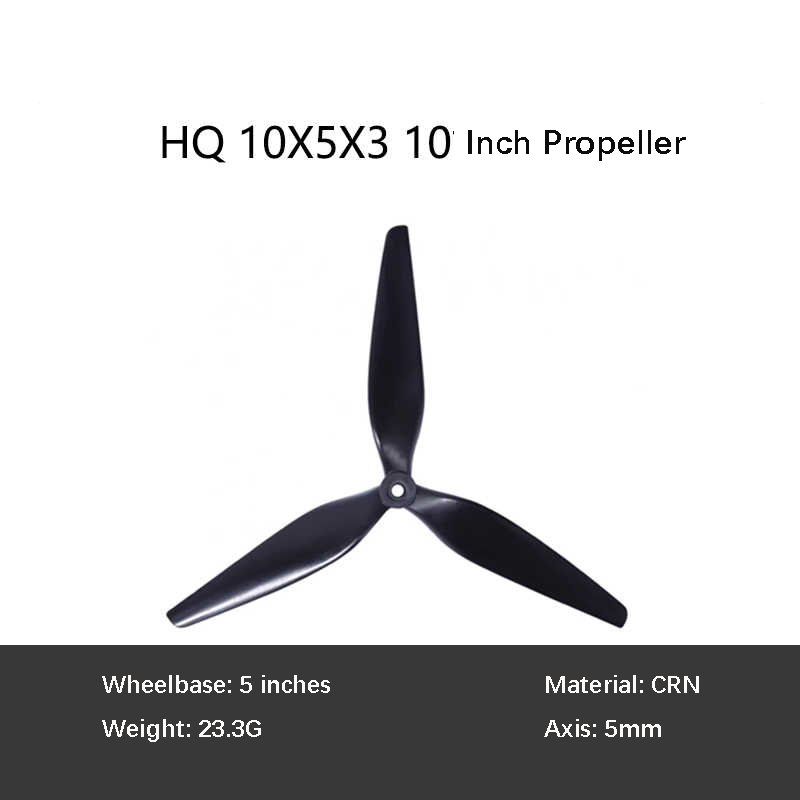 Hqprop 10x5x3 Glass Fiber Reinforced Nylon Cw Ccw Propeller Rc Inch Fpv Drone Diy Parts Includes Motors Propellers Part