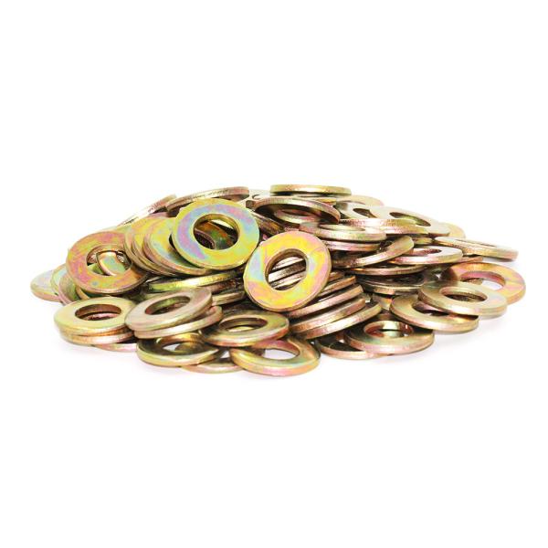 Industrial Equipment M2.5 M3 M3.5 M4 M5 M6 M8 M10 M12 Metal Zinc Flat Washer in Sample