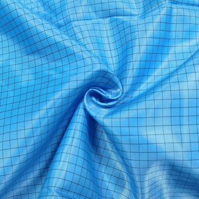 material antiestático das telas do ESD da grade quadrada de 5mm para o avental dos revestimentos do laboratório