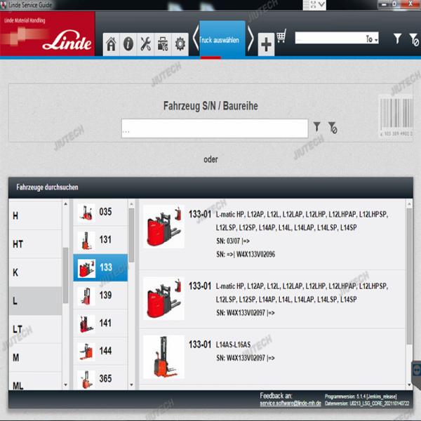 Вилочный погрузчик LINDE LSG Диагностический инструмент для грузовика Linde Canbox Доктор Диагностический сканер Pathfinder Программное обеспечение + ноутбук CFC2