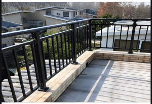 UV Resistant Powder Coated Aluminum Deck Railing for Indoor Outdoor Use