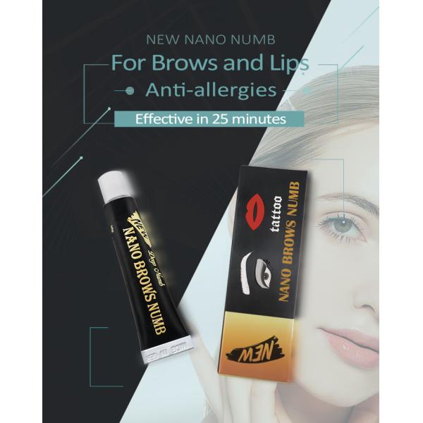 Сливк 10г постоянного макияжа нумбинг для чувства пятна облегчения боли обработки Микронедлинг