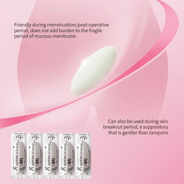 OEM Prebiotic Vaginal Suppositories Treatment Bacterial Balance 10 Capsules