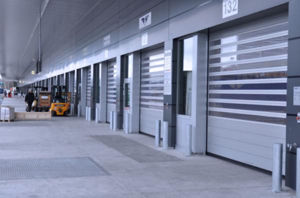 Remote Control High Speed Spiral Door Automatic Insulation Aluminum Alloy Panel 380V 50Hz