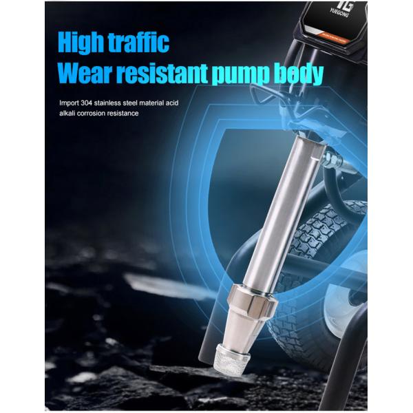 Industrial High Pressure Stucco Airless Paint Spray Machine With Rotary Spray Nozzle