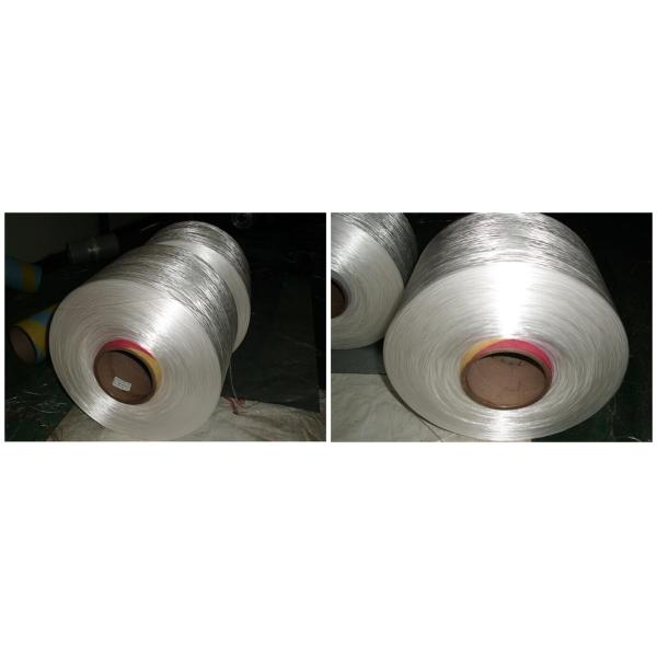 Fio de poliéster alto industrial 1000D da tenacidade, branco do descorante do fio do filamento do poliéster