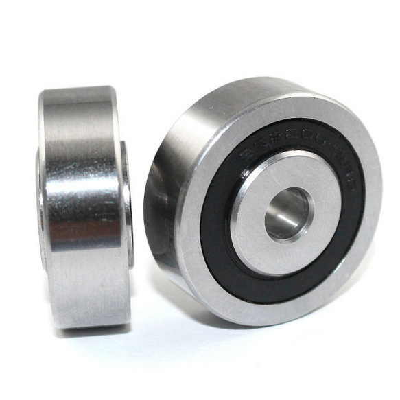 Anti Rust Standard High Speed Bearing , Machinery 6200 2RS Metric Ball Bearings