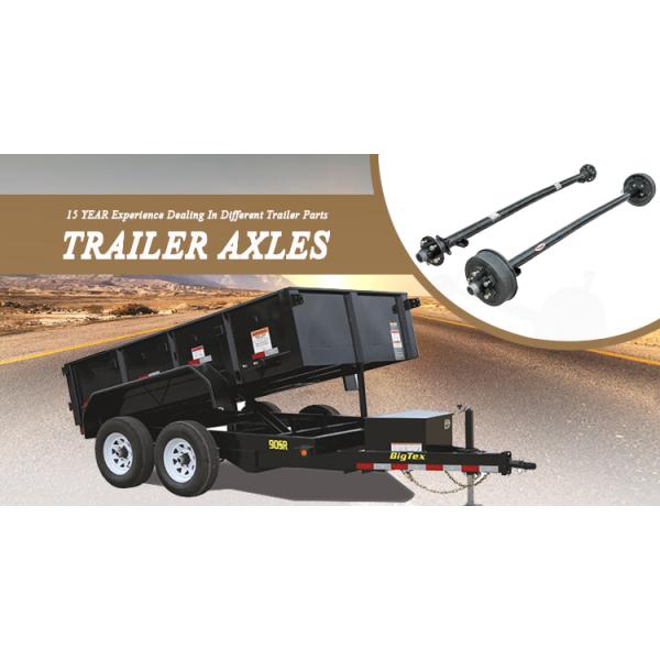 Light Trailer Stub Hub Spindle Axle Trailer Parts for Enhanced Trailer Performance