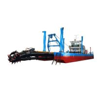 2000m Distância de descarga Pequeno navio de dragagem de areia com cabeça de cortador 80Cbm/h