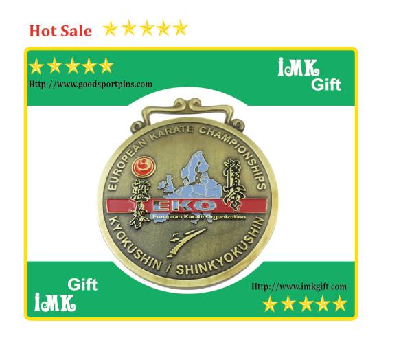 30KM trailwalk sport medal badges , sport pin in size 75mm with blue sublimation lanyard