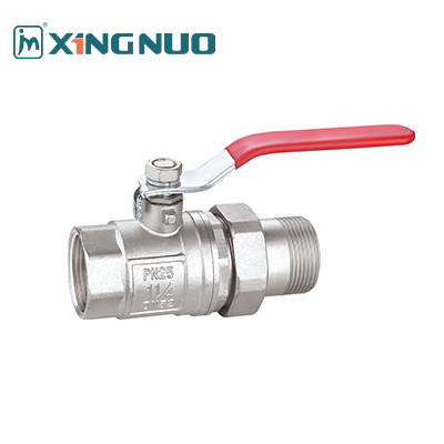 Male And Female Threaded PN25 Brass Ball Valve / Brass Ball Check Valve With UL CSA FM Approved