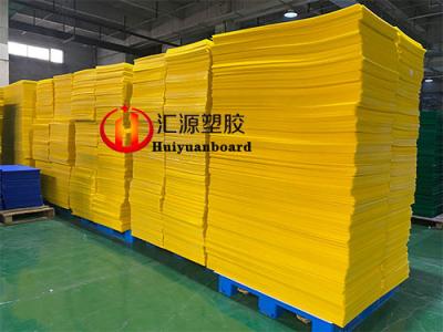 Non Toxic Glossy 3000gsm Yellow 4x8 Coroplast Sheets