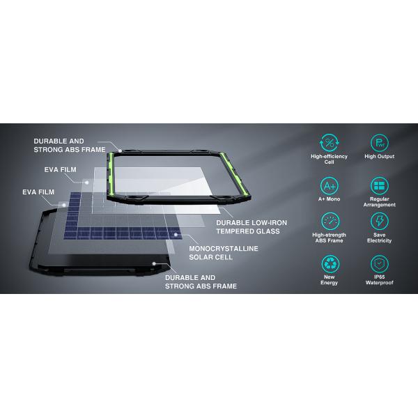 10 Вт 12 В водонепроницаемый солнечный зарядный аккумулятор для автомобиля лодка морской RV