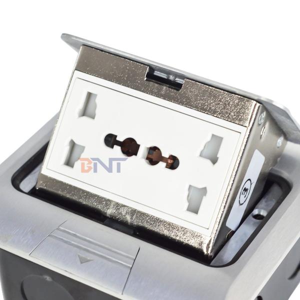 Custom Universal Power Pop-up Hidden Feature Ground Socket Waterproof Floor Socket Slow IP44