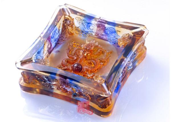 Living Rooms Dressing Table Home Decorations Crafts High Grade Colored Glaze Ashtray