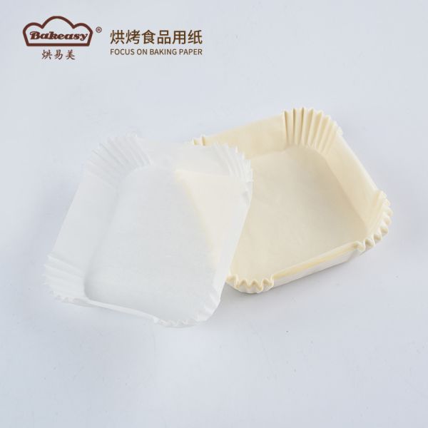 Food Grade Greaseproof Square Loaf Tin Liner Disposable Muffin Cake Paper Liners