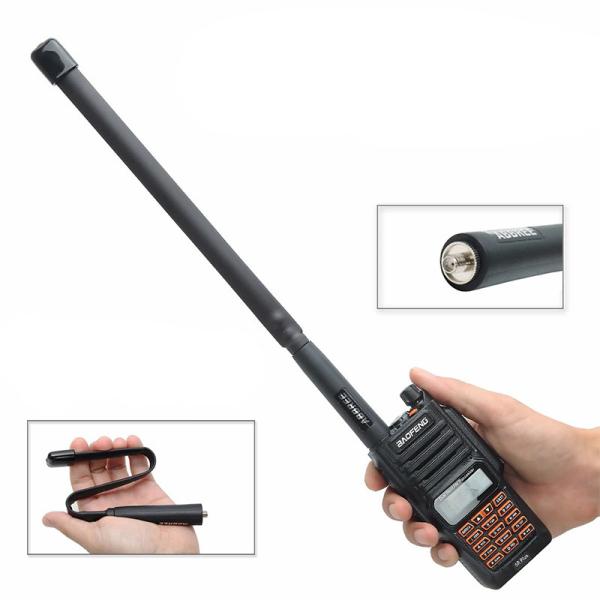 Repetidor Acessórios Antenna E Alimentador CS Antenna Táctica Sma-feminino Banda Dupla Antenna dobrável Camo