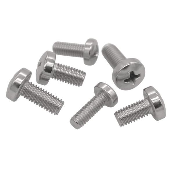 ISO7048 Stainless Steel Machine Screws , Stainless Steel Cheese Head Screws