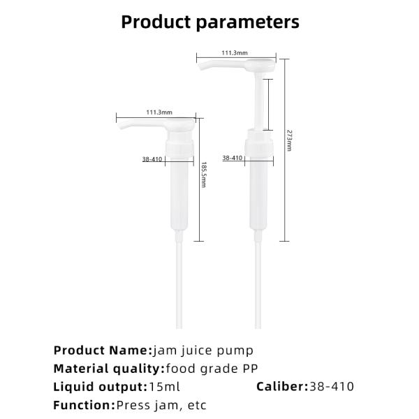 15cc 30cc насос для распределения соуса 38-410 пластиковый насос для распределения соуса кетчупа