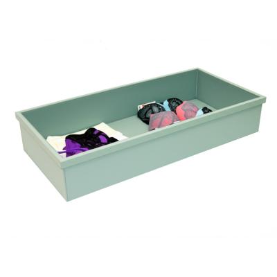 PVC Wrapped MDF Pull Out Closet Organizer Baskets Space Saving Moisture Proof