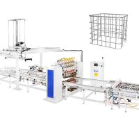 Machine de fabrication de cage IBC entièrement automatique 1000L ligne de production de soudage de grille en acier