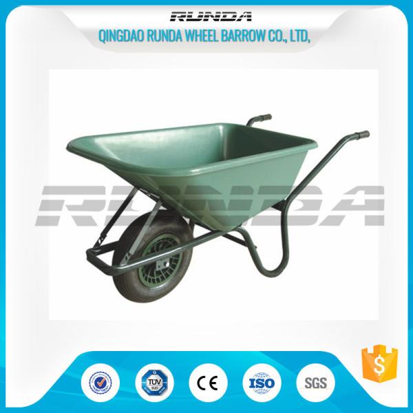 PP Tray Heavy Duty Wheelbarrow , 85L County Clipper Wheelbarrow For Grass Storage