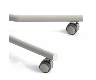 Корзина рамки поляка вливания колес Бассинет 4 больницы стали углерода тормоз рицинуса 3 дюймов