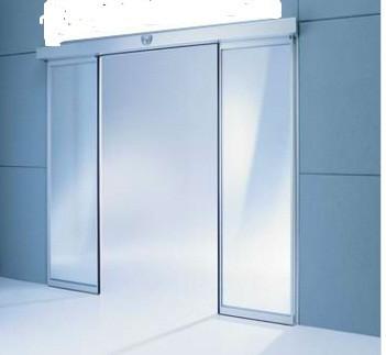 motorized Commercial Automatic Sliding Doors Slender portal for Office Building