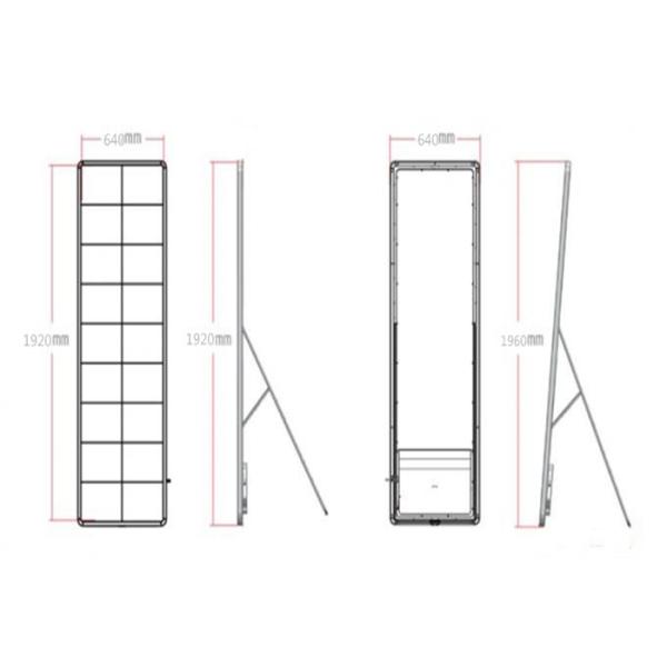 Indoor Rental LED Display Advertising Stand Screen Light Weight 1.9/2.5mm Pixel Pitch