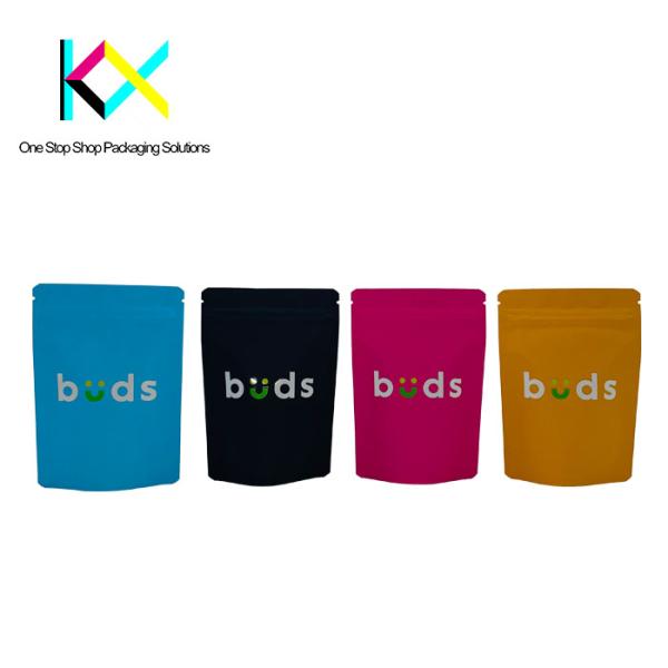 Multiple SKUs Plastic Pouch Bags With Moisture Proof Matte Stand Up Pouches