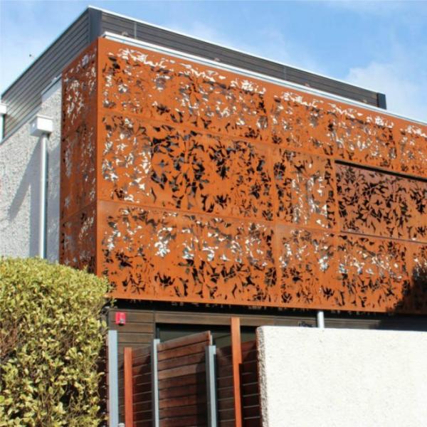 Welded Laser Cut 3mm Outdoor Metal Privacy Screens