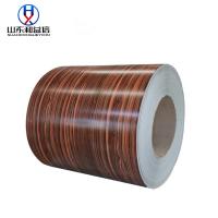 PVDF en bois blanc imprimé prépeint en acier galvanisé coil laminé à froid PPGI Chine