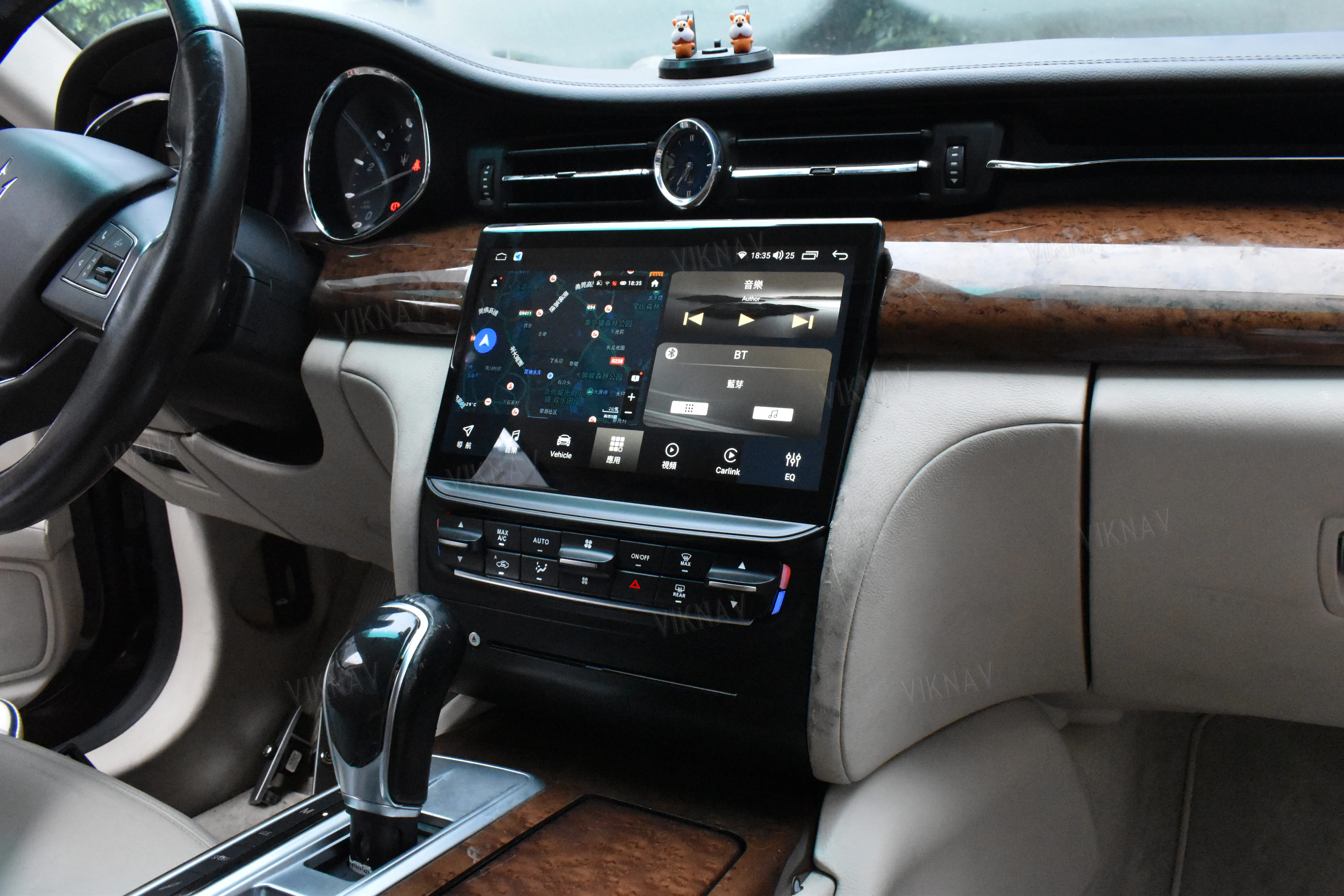 OEM 1204x768 Стереорадио Carplay для Maserati Quattroporte 2013-2017