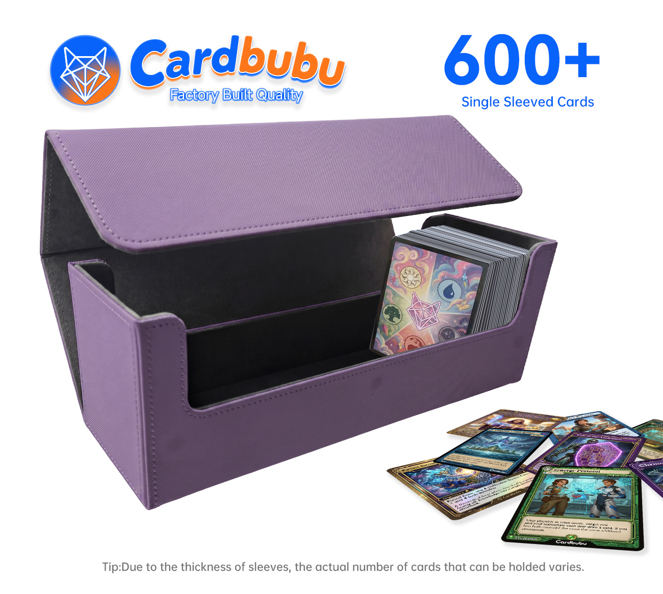 Water Resistant Custom Playing Card Case SVHC Oil Resistant Card Game Storage Box