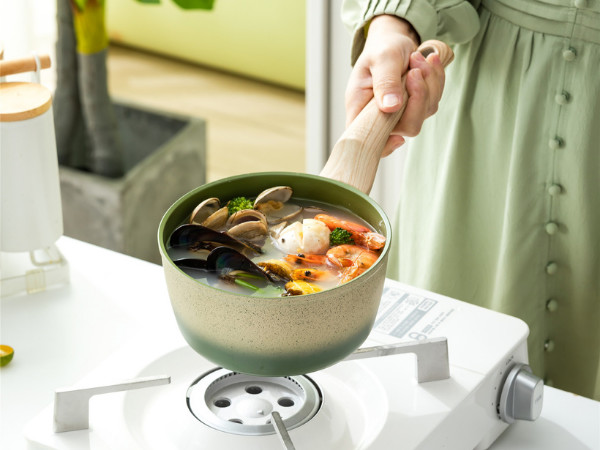 Кастрюлька прочной не ручки алюминиевая с крышкой нержавеющей стали и остаться крутой ручкой