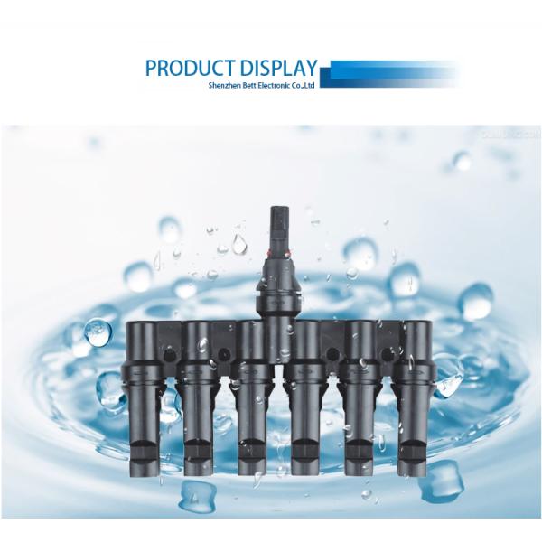 Солнечный фотовольтайческий мужчина и женский соединитель IP67 штепсельной вилки MC4