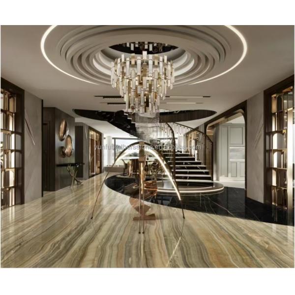 Hotel Bathroom Wall Panel and Vanity Basin with Sink Made of Natural Stone Onyx Marble